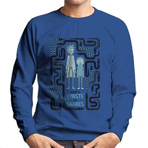 Rick and Morty A Waste Of Snakes Men's Sweatshirt