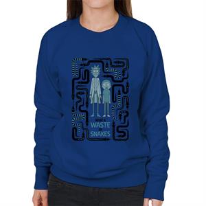 Rick and Morty A Waste Of Snakes Women's Sweatshirt