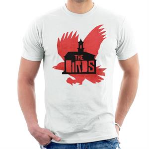 The Birds Schoolhouse Silhouettes Men's T-Shirt