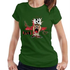 Looney Tunes Football Taz For England Women's T-Shirt