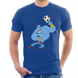 Disney Football Aladdin Genie Football Spin Men's T-Shirt