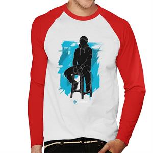 Ed Sheeran Divide Sitting On Stall Men's Baseball Long Sleeved T-Shirt