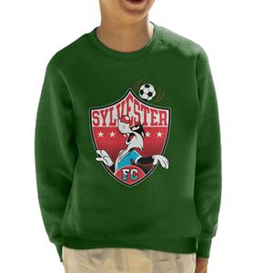 Looney Tunes Football Sylvester Emblem Kid's Sweatshirt