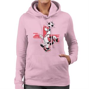 Looney Tunes Football Sylvester Skills Women's Hooded Sweatshirt