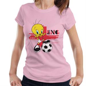 Looney Tunes Football Tweety Pie For England Women's T-Shirt