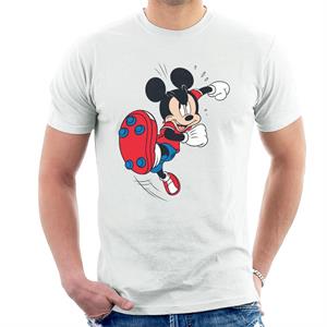 Disney Football Mickey Mouse Kick Men's T-Shirt