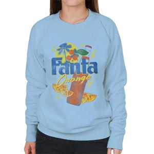 Fanta Orange On The Beach Women's Sweatshirt