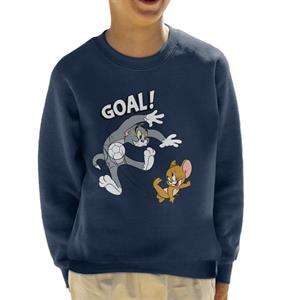 Tom and Jerry Football Goal Kid's Sweatshirt