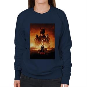 The Batman Poster Unmask The Truth Women's Sweatshirt