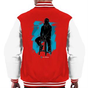 Ed Sheeran Divide Sitting On Stall Men's Varsity Jacket