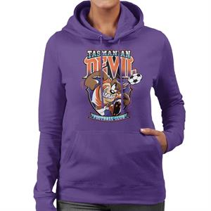 Looney Tunes Football Taz FC Women's Hooded Sweatshirt