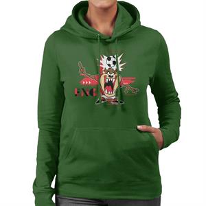 Looney Tunes Football Taz For England Women's Hooded Sweatshirt