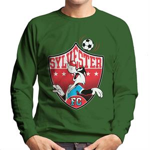 Looney Tunes Football Sylvester Emblem Men's Sweatshirt