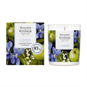 Woods of Windsor Linen Candle 150g