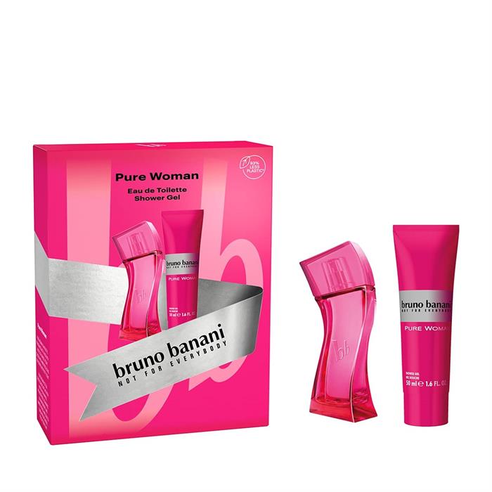 Bruno Banani Pure Woman Gift Set 30ml EDT + 50ml Shower Gel-0