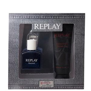 Replay Essential for Him Gift Set 30ml EDT Spray + 100ml Shower Gel