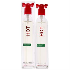 Benetton Hot Eau de Toilette 100ml Spray - New Edition