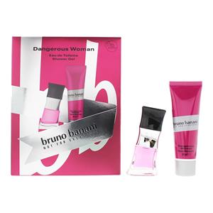 Bruno Banani Dangerous Woman Gift Set 30ml EDT + 50ml Shower Gel