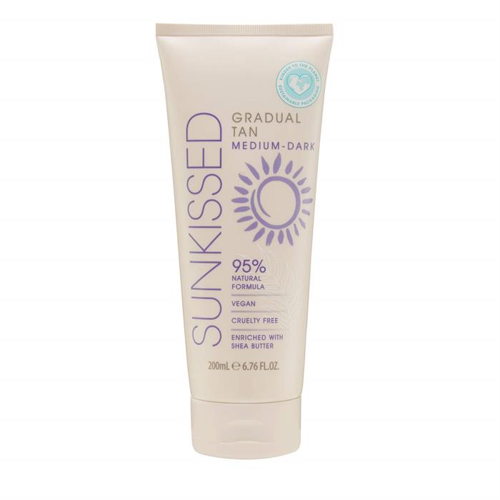 Sunkissed 95 Percent Natural Gradual Tan 200ml - Medium Dark-0