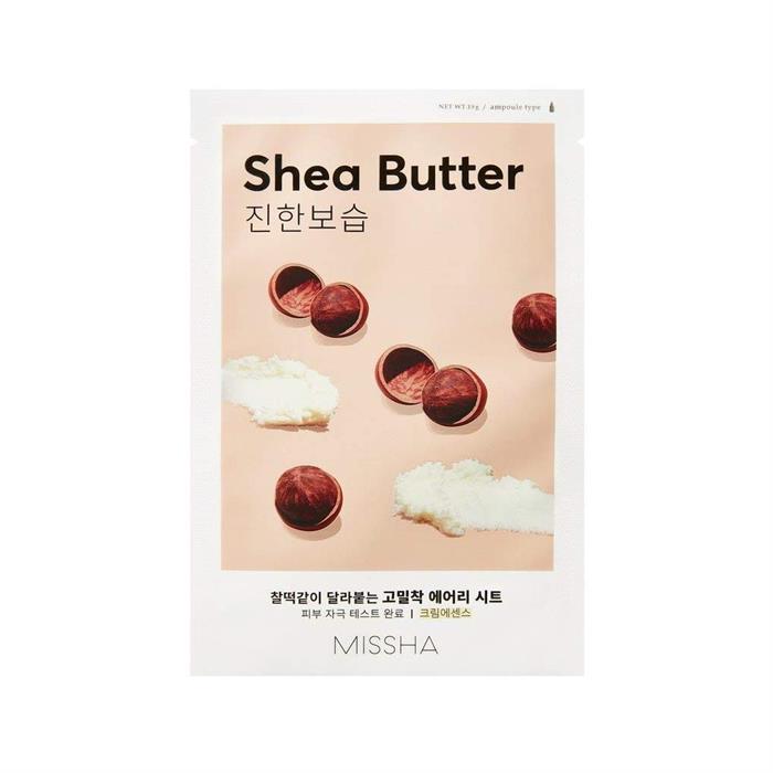 Missha Airy Fit Sheet Mask 19g - Shea Butter-0