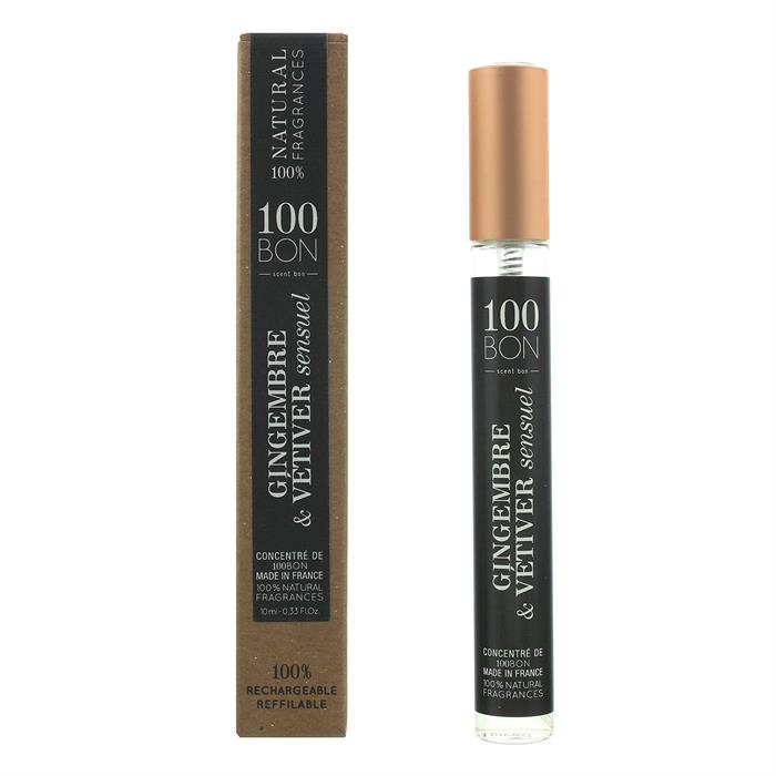 100BON Gingembre & Vétiver Sensuel Eau de Parfum Concentrate 10ml Spray-0