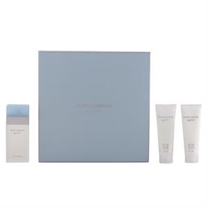 Dolce & Gabbana Light Blue Gift Set 50ml EDT + 50ml Body Cream + 50ml Shower Gel