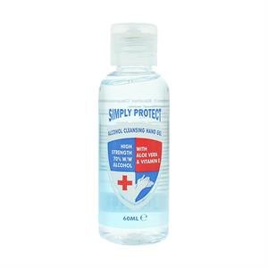 Simply Protect 70% Alcohol Hand Sanitising Gel 60ml