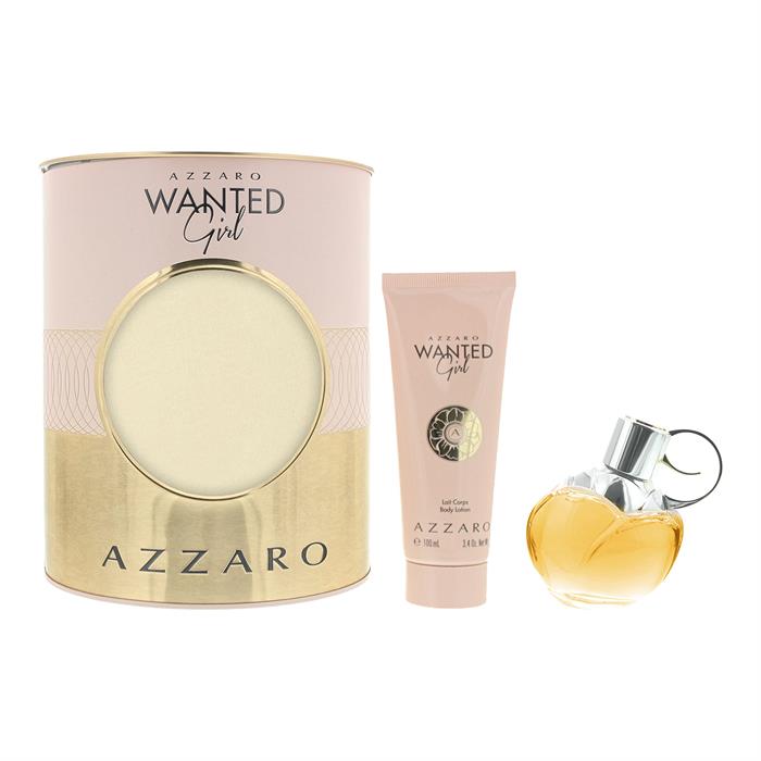 Azzaro Wanted Girl Gift Set 50ml EDP + 100ml Body Lotion-0