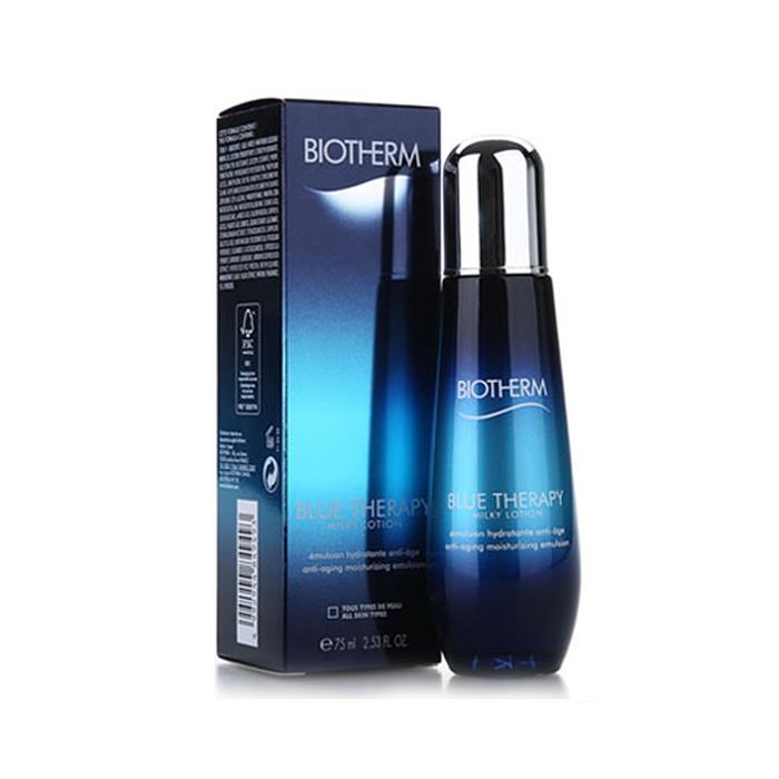 Biotherm Blue Therapy Milky Lotion Anti-Aging Moisturising Emulsion 75ml - All Skin Types-0