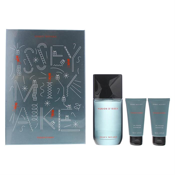Issey Miyake Fusion dIssey Gift Set 100ml EDT + 50ml Shower Gel + 50ml Shower Gel-0