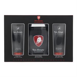 Lamborghini Classico Gift Set 125ml EDT + 100ml Aftershave Balm + 100ml Shower Gel