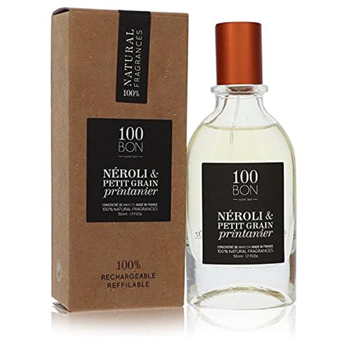 100BOn Néroli & Petit Grain Printanier Refillable Eau de Parfum Concetrate 50ml Spray-0