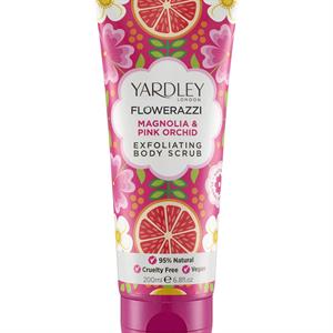 Yardley Flowerazzi Magnolia & Pink Orchid Body Scrub 200ml