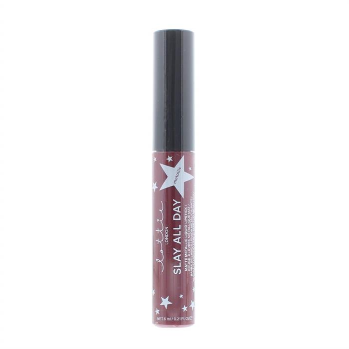 Lottie London Slay All Day Metallic Liquid Lipstick 6ml - Boy Bye-0