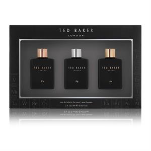 Ted Baker Tonic Mini Gift Set 12.5ml Cu EDT + 12.5ml Ag EDT + 12.5ml Au EDT