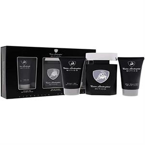 Lamborghini Mitico Gift Set 125ml EDT + 100ml Shower Gel + 100ml Aftershave Balm