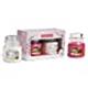 Yankee Candle Gift Set 411g Peppermint Pinwheels Candle + 411g Snow Globe Wonderland Candle-2
