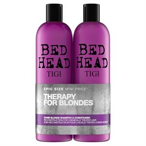 Tigi Duo Pack Bed Head Dumb Blonde 750ml Shampoo + 750ml Conditioner