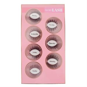 OH MY LASH Faux Mink Strip Lashes Set - Monday-Sunday