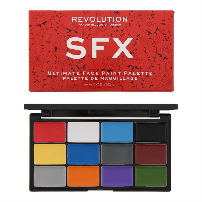 Makeup Revolution Creator Revolution SFX Metallic Face Paint Palette 12g-0