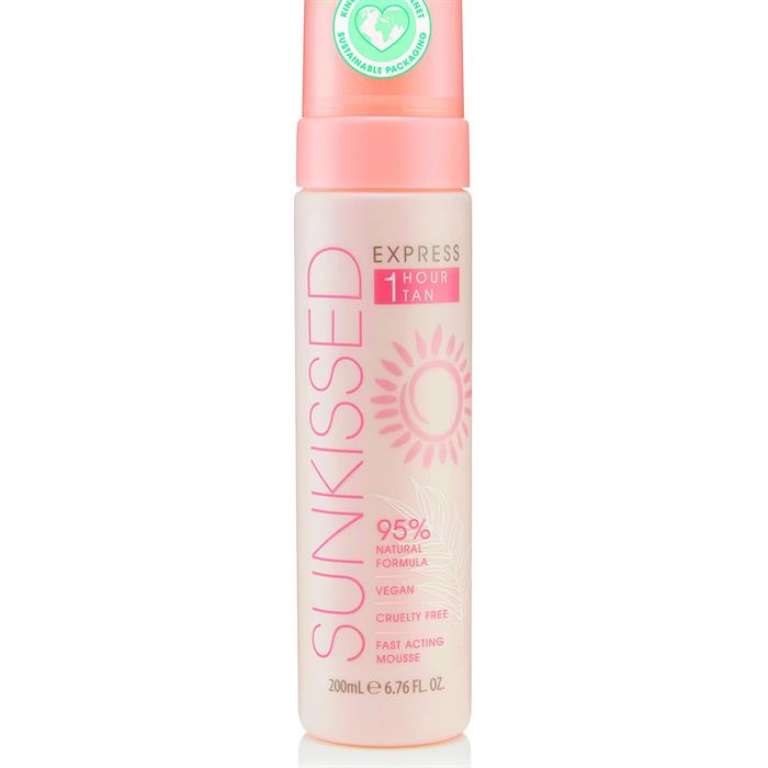 Sunkissed 95 Percent Natural Express 1 Hour Tan Mousse 200ml-0