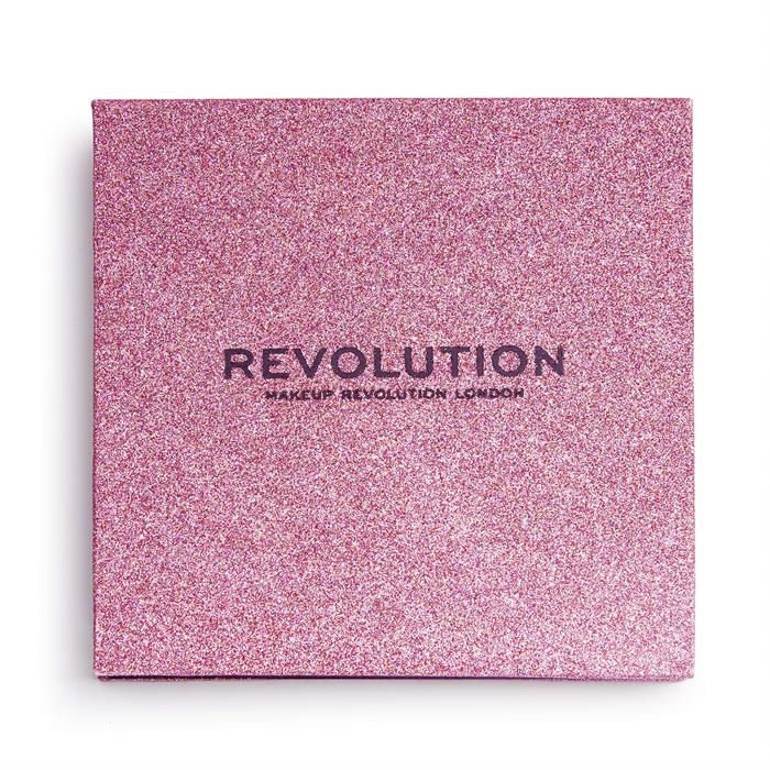 Makeup Revolution Pressed Glitter Eyeshadow Palette 9 x 1.5g - Diva-0