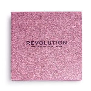 Makeup Revolution Pressed Glitter Eyeshadow Palette 9 x 1.5g - Diva