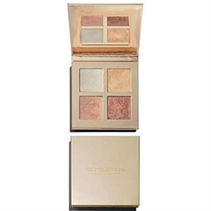 Makeup Revolution Face Quad Highlight Palette 4 x 3.5g - Incandescent