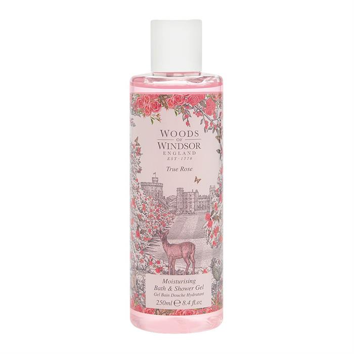 Woods of Windsor True Rose Moisturising Bath & Shower Gel 250ml-0