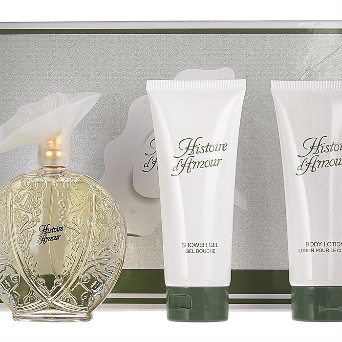 Aubusson Historie dAmour Gift Set 100ml EDP + 100ml Body Lotion + 100ml Shower Gel-0