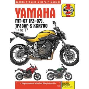 Yamaha MT07 Tracer  XSR700 14 to 17 Haynes Repair Manual by Matthew Coombs