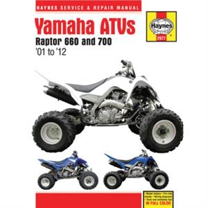 Yamaha Raptor 660  700 ATVs 01  12 Haynes Repair Manual by Alan Ahlstrand