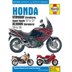 Honda VTR1000F FireStorm Super Hawk 97  07  XL1000V Varadero 99  08 Haynes Repair Manual by Haynes Publishing