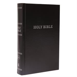 KJV Pew Bible Large Print Hardcover Black Red Letter Comfort Print by TBD